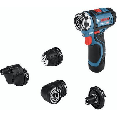 Bosch Bosch GSR 12 V-15 FC Professional 10.8/12 V FlexiClick Drill Driver With 2x2.0Ah Batteries