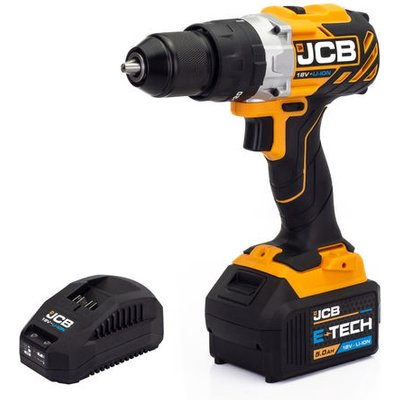 JCB JCB 118BLCD-5X-B 8V Brushless Combi Drill with 5.0Ah Battery and 2.4A charger