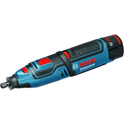 Bosch Bosch GRO 12V-LI Professional Cordless Rotary Tool with 5 Wheels, 2 x 2Ah Batteries, Charger and L-BOXX