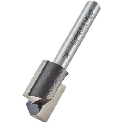 Trend Trend TR12X1/4TC 12 x 19mm Two Flute Straight Cutter