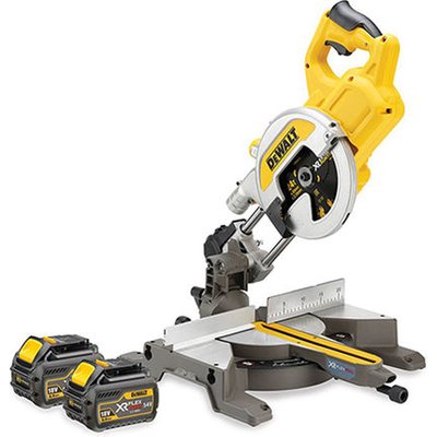 DeWalt DeWalt DCS777T2 54V 216mm Cordless Mitre Saw with 2x6.0Ah Batteries