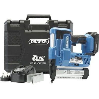 Draper D20NSSET D20 20V Nailer/Stapler with 2Ah Battery and Charger