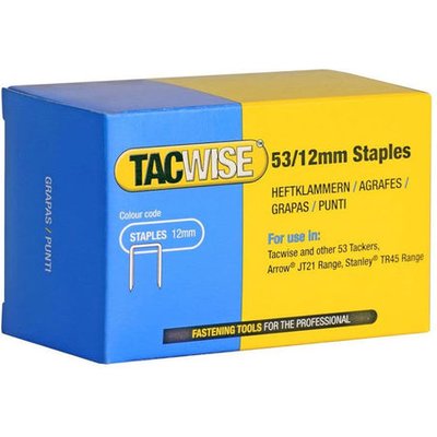 Tacwise 0450 Type 53 / 12 mm Galvanised Staples, x 5000