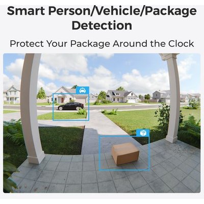 Reolink Reolink DB2K03M64 2K WiFi AI Battery Video Doorbell + 64GB