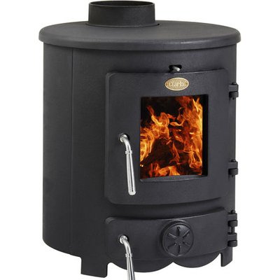 Clarke Clarke Barrel III 5kW Cast Iron Wood Burning Stove