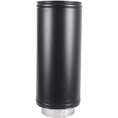 Roccheggiani Roccheggiani Black Straight Pipe 450mm - 2 Sizes