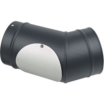 Clarke 45 Degree Elbow with Door Flue Pipe 6"