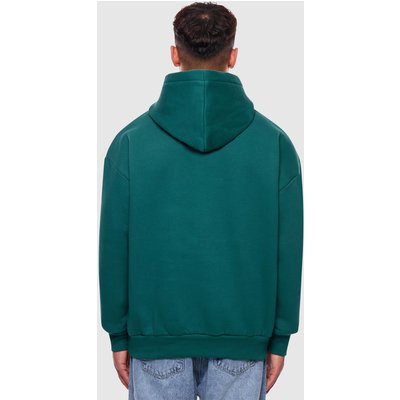 Dropsize HEAVY OVERSIZE MIDDLE RUBBER PATCH HOODIE