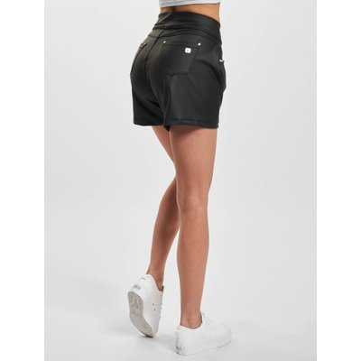 Freddy N.O.W. Vegan Leather Yoga Comfort Mid Waist Wide Leg Short