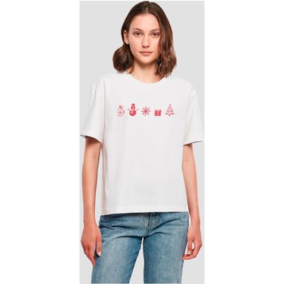 Merchcode Ladies Christmas Elements Tee