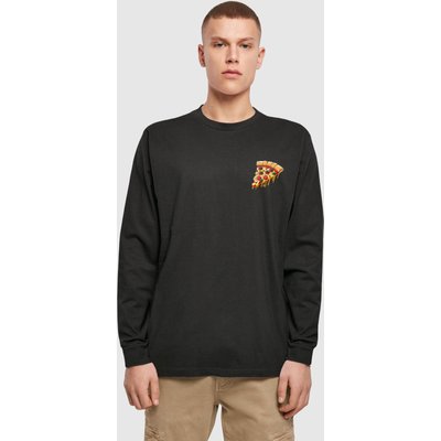 Merchcode Pizza Comic Longsleeve With Cuffrib