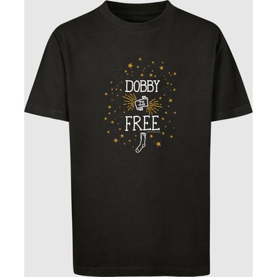 F4NT4STIC Harry Potter Dobby Is Free with Kids Basic Tee