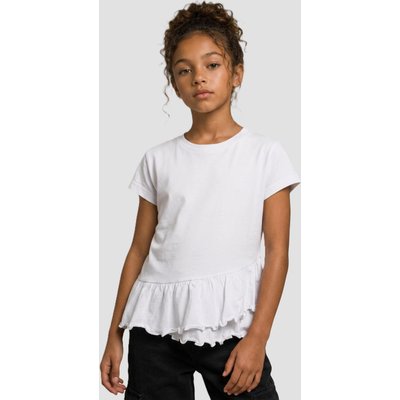 Urban Classics Girls Essentials Volant Tee