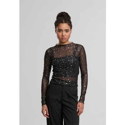 Noisy May NMSTAR FOIL L/S HIGH NECK MESH JRS FWD