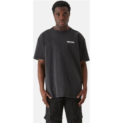 MJ Gonzales MJG Heavy Oversized Acid Washed Tee - Burning Wings