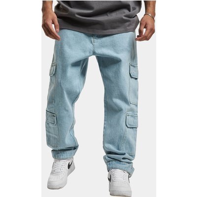 Karl Kani KM232-029-1 KK Small Signature Tapered Cargo Denim Pants