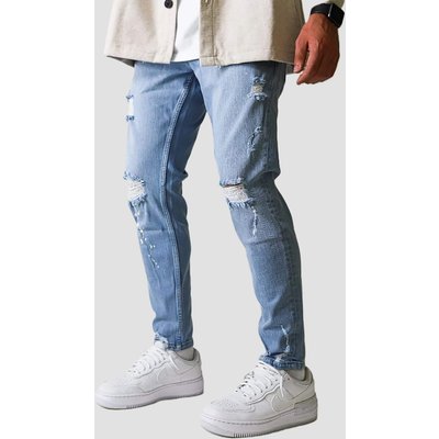 2Y Premium Ripped Straight Fit Jeans