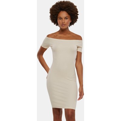 Urban Classics Off Shoulder Rib Kleid