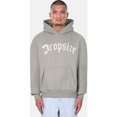 Dropsize Heavy Logo Design Hoodie