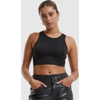 Urban Classics Ladies Glitter Cropped Top