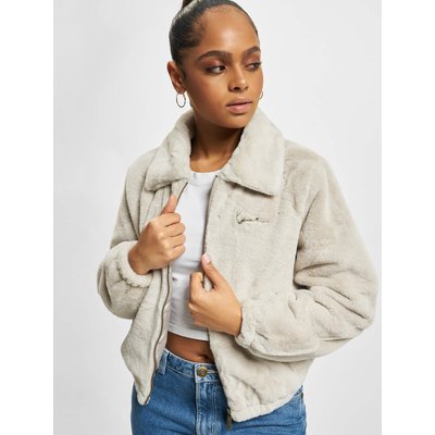 Karl Kani Metal Signature Fake Fur Jacket