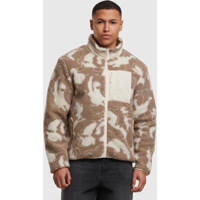 Urban Classics Pattern Teddy Trackjacket