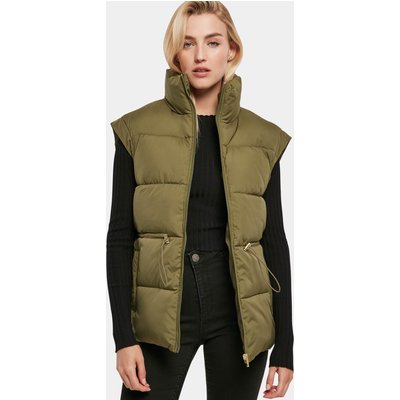 Urban Classics Ladies Waisted Puffer Vest