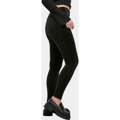 Urban Classics Ladies High Waist Rib Velvet Leggings