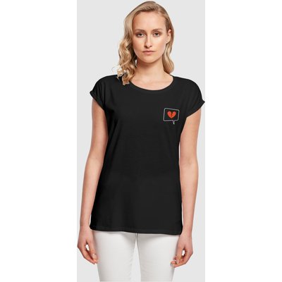 Merchcode Ladies Heartbreak X Extended Shoulder Tee