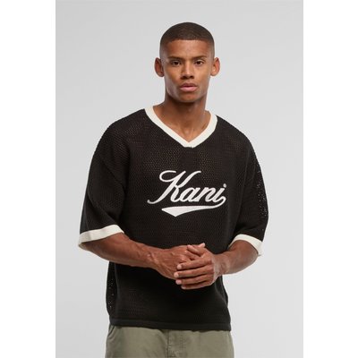 Karl Kani Cursive Varsity Crochet Boxy T-Shirt