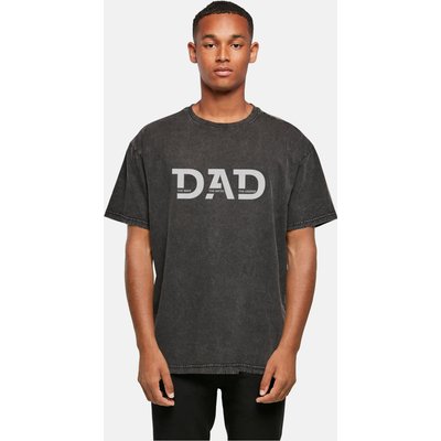 Merchcode POD Fathers Day - The Man, Myth, Legend Acid Washed Heavy Oversized Tee