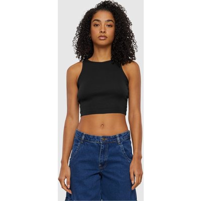 Urban Classics Ladies Organic Cropped Rib Top
