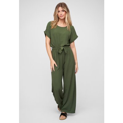 Cloud5ive Jumpsuit with tie belt and back slit