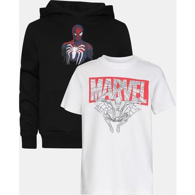 Mister Tee T-Shirt & Hoody 2 Pack - Spiderman Marvel