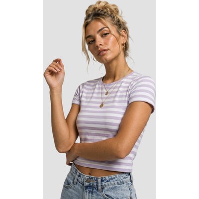 Urban Classics Ladies Short Striped Tee