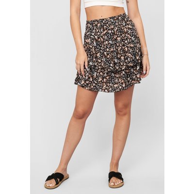 Cloud5ive Tiered Mini Skirt wit ditsy aop