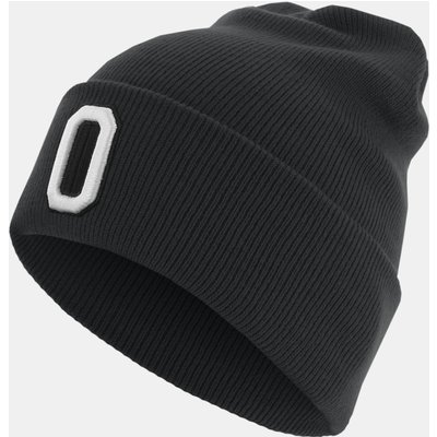 MSTRDS Letter Cuff Knit Beanie