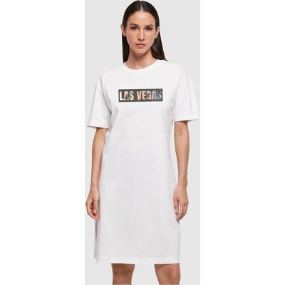 Merchcode Ladies Las Vegas Essentials Oversized Slit Tee Dress