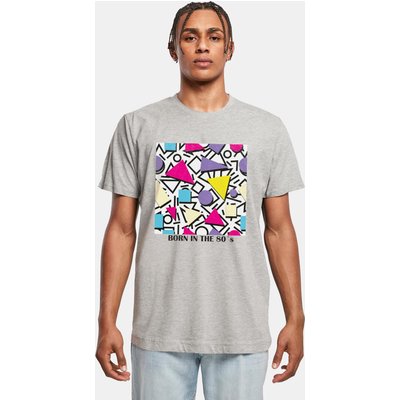 Mister Tee Geometric Retro T-Shirt Round Neck