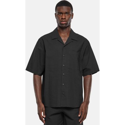 Urban Classics Relaxed Seersucker Short Sleeve Shirt