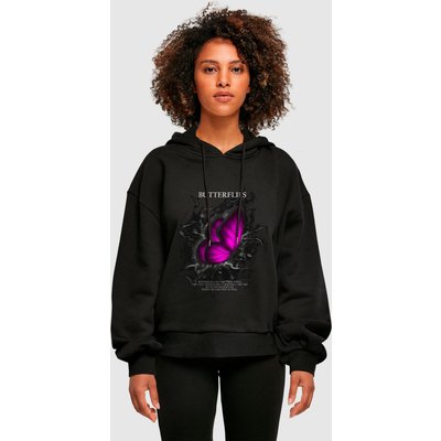 Merchcode Ladies Butterflies Essentials Oversized Hoody
