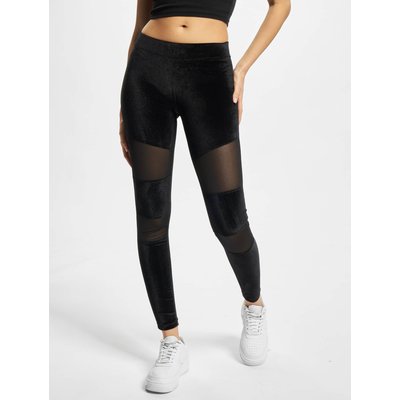 Urban Classics Ladies Velvet Tech Mesh Leggings
