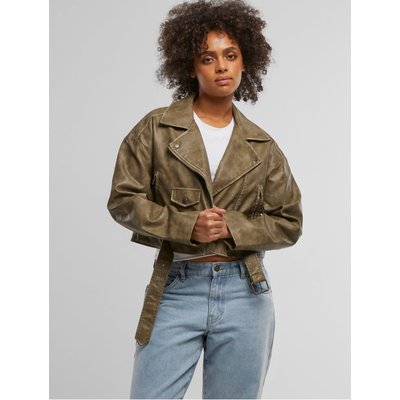 Urban Classics Ladies Vintage Leather Jacket