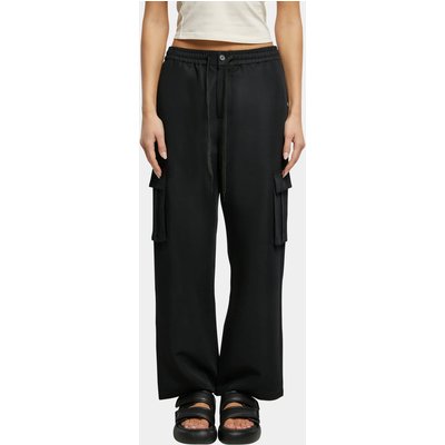 Urban Classics Ladies Vicose Straight Leg Cargo Pants