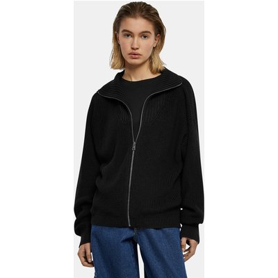 Urban Classics Ladies Knitted Zip Cardigan