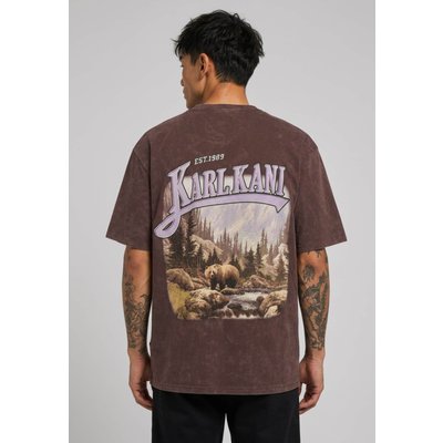 Karl Kani Small Signature Washed Heavy Jersey Landscape T-Shirt