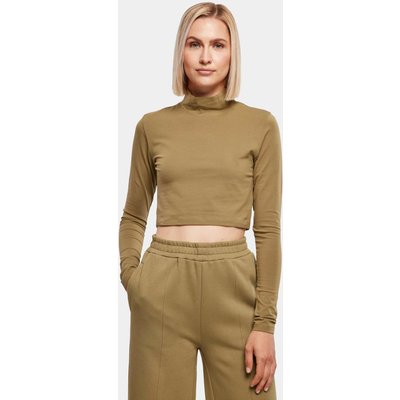 Urban Classics Ladies Organic Cropped Turtelneck Longsleeve