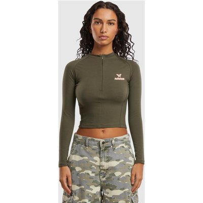 Felicious Racer Half Zip Longsleeve