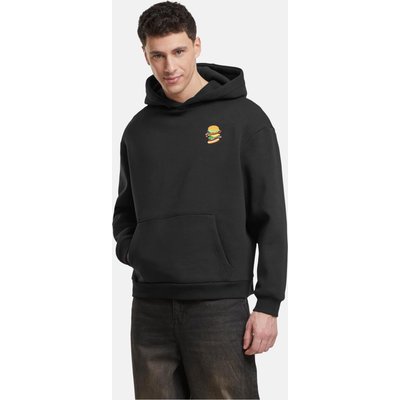 Mister Tee Burger EMB Fluffy Hoody