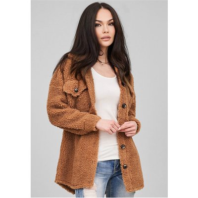 Cloud5ive TEDDY JACKE KNOPFLEISTE